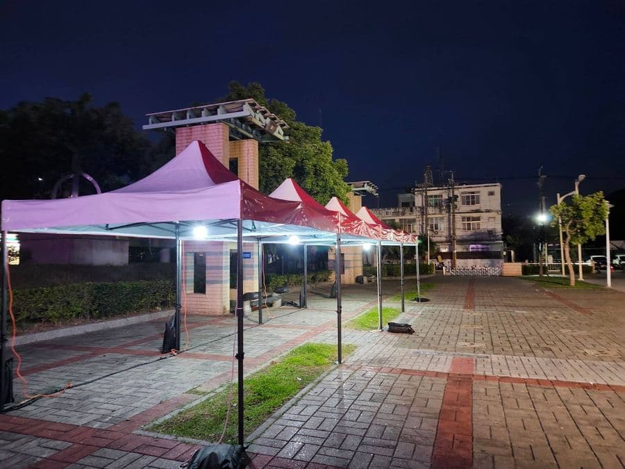 帳篷電燈與電風扇(配件) 實際案例