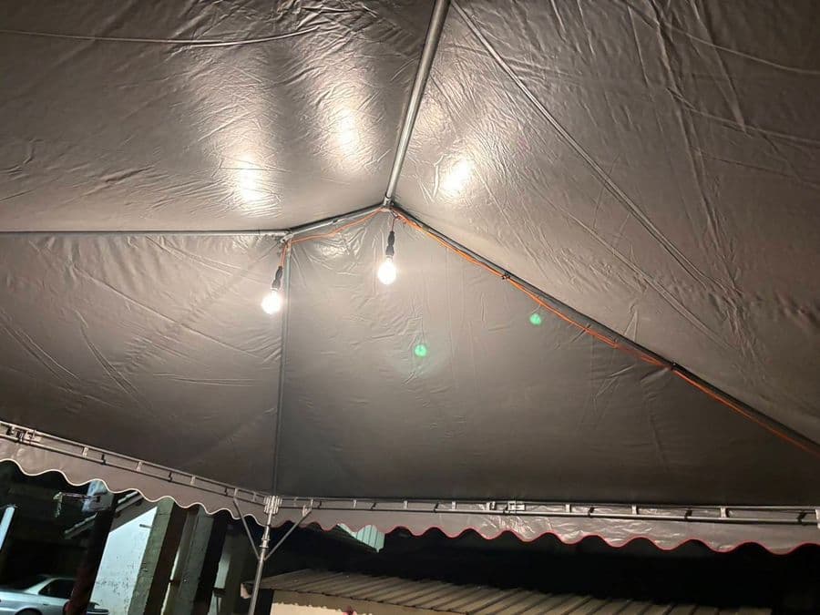帳篷電燈與電風扇(配件) 實際案例