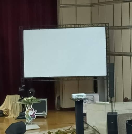 投影幕(各吋數/正投・背投)(150吋投影幕)實際案例