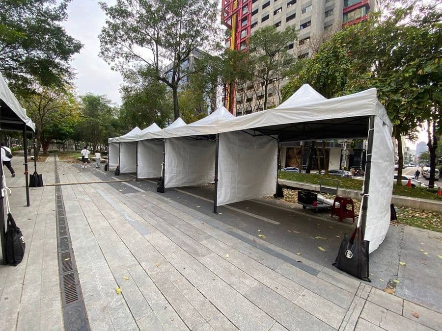 歐式帳篷 3×3 實際案例