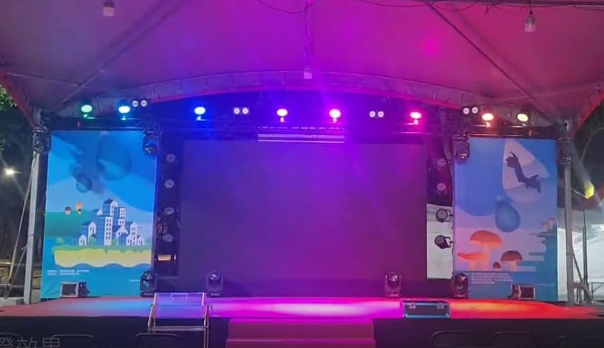 LED 彩燈(Ledpar 彩燈) 實際案例