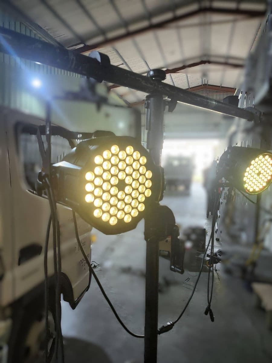 LED 面光燈(白光 PAR 燈) 實際案例