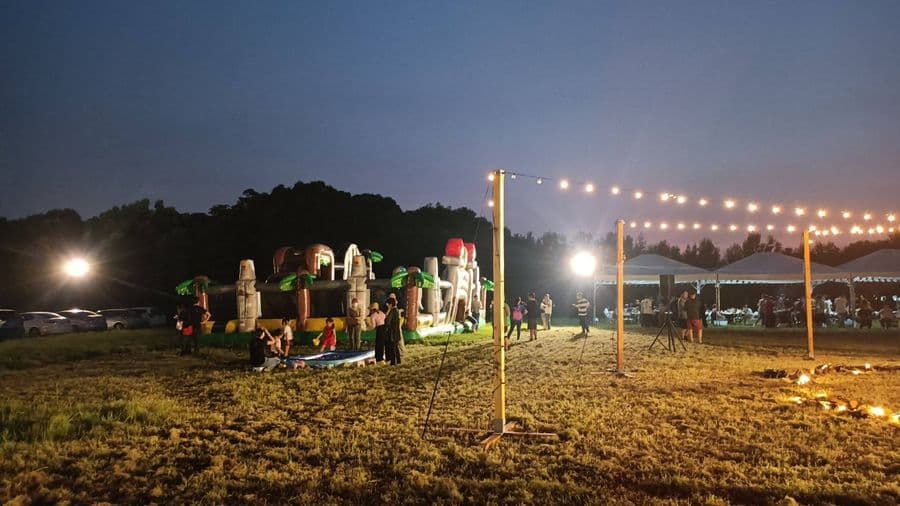 LED 黃光燈串(10米 / 20米 / 50米 / 100米) 實際案例
